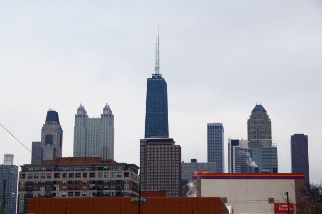 hancock chicago skyline magnificent mile
