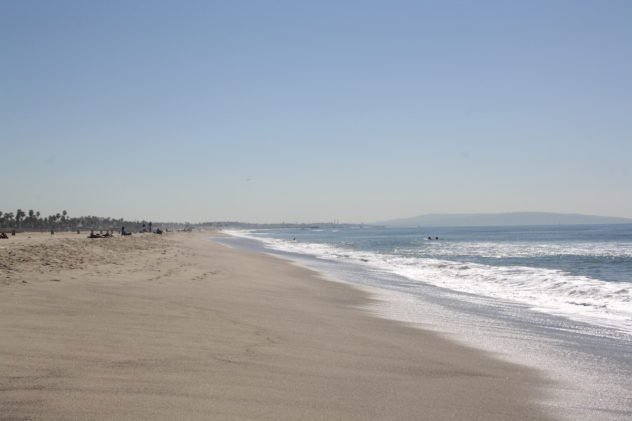 santa monica beach ocean view